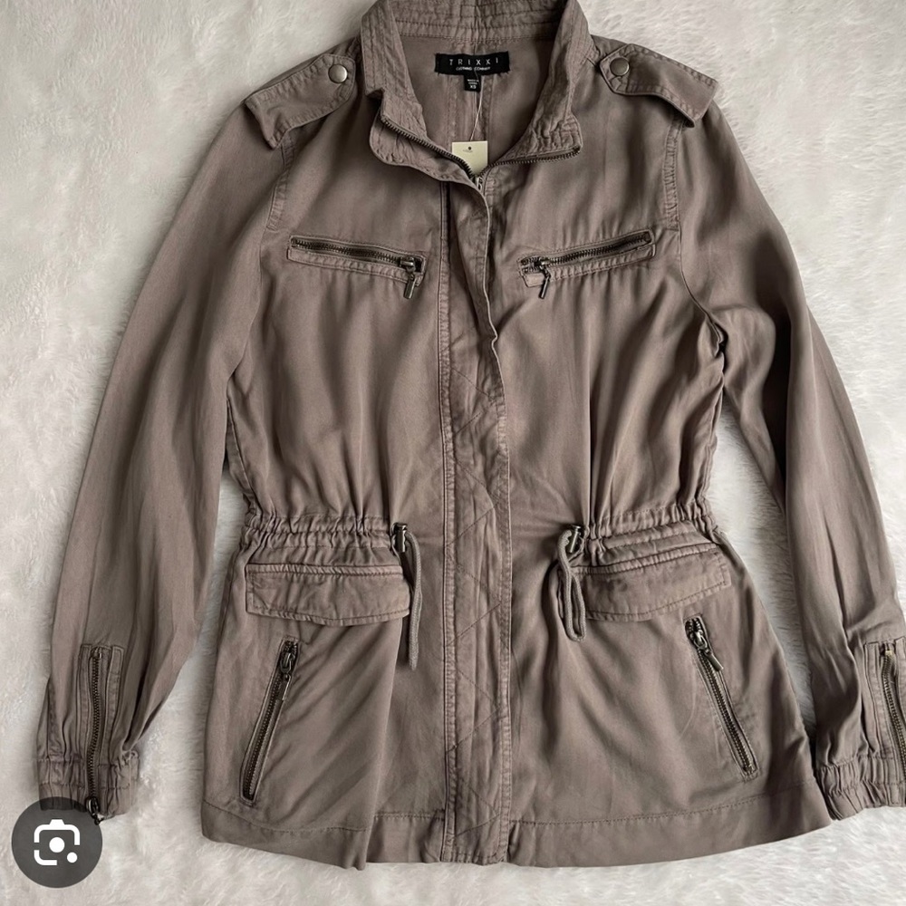 NWT Trixxi x Francesca’s Kadie Utility Anorak Jacket SIze XS - Picture 4 of 10